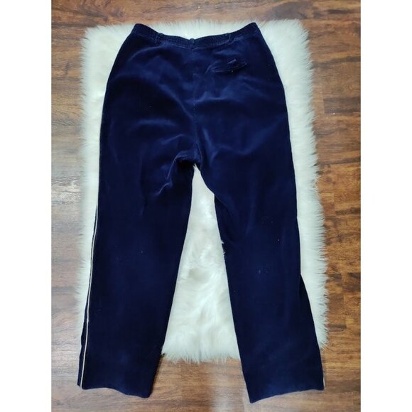 Abvien 100% Cotton Long Sleeve Corduroy Sweater & Pants 2 Pcs Blue Women"s L VTG - Picture 4 of 16